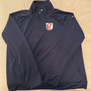 Nike KC Current Navy Dri-FIT quarter-zip
